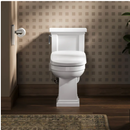 KOHLER PureWash E805 Installed on Elongated Toilet with Remote Control