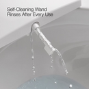Adjustable warm water pressure for personalized bidet cleansing