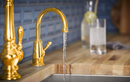Kitchen drinking water faucet with included installation hardware and parts
