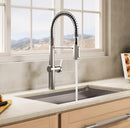 Kohler Haku stainless steel kitchen faucet in modern kitchen