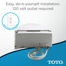 Luxury warm water bidet toilet seat for modern bathroom comfort