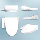 Multiple views of TOTO Washlet KC2 electronic bidet seat