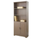 Realspace Magellan 72"H 5-Shelf Contemporary Bookcase With Doors, Gray Finish