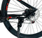 Mountain Bike, Carbon Steel Frame, 27.5 Inches Wheels, 21 Speeds, Red & Black Color