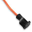 100 Feet 14/3 Gauge Indoor/Outdoor Heavy-Duty Electrical Extension Cord Power Cable, Orange