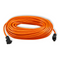 100 Feet 14/3 Gauge Indoor/Outdoor Heavy-Duty Electrical Extension Cord Power Cable, Orange