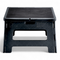 One Step Folding Stool Lightweight and Portable 300 lbs. Working Load, Black
