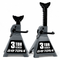 NEW 3 Ton (6,500 lb) Capacity Double Locking Steel Jack Stands - Lift Height 11-3/8 in. to 16-7/8 in., 2 Piece_Slate Gray