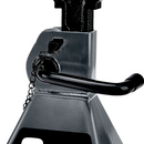 NEW 3 Ton (6,500 lb) Capacity Double Locking Steel Jack Stands - Lift Height 11-3/8 in. to 16-7/8 in., 2 Piece_Slate Gray