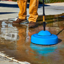 Pressure washer surface cleaner cleaning outdoor concrete