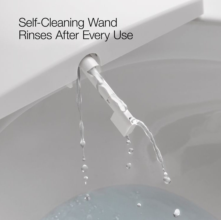 Kohler Purewash E815 Electric Bidet Seat for Round Toilet in White 28118-0