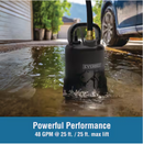 Everbilt 1/3 HP Submersible Aluminum Utility Pump