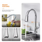 Glacier Bay Bratten 33 in. Drop-In 60/40 Double Bowl 18 Gauge Stainless Steel Kitchen Sink with Pull-Down Faucet
