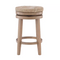 Powell Mesquite Natural 26 in. Swivel Counter Stool,360 degree swivel, Foot rest is 1""d x 1.18""h.