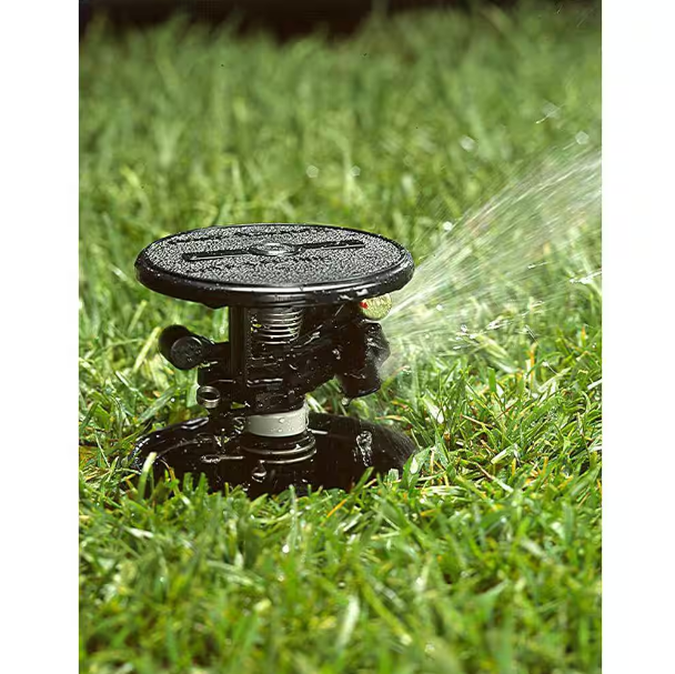 Rain Bird LG-3 Mini-Paw 3in Pop-Up Canned Impact Sprinkler, 360 or 20-340 Degree Pattern, Adjustable 26-41 ft.