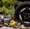 PITTSBURGH 12V 150 PSI Compact Air Compressor with 1.35 CFM Airflow & Overload Protection for Motorcycles, Quads, Cars, and Off-Road Tires.