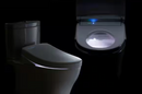 TOTO KS5 Washlet Electric Bidet Seat for Elongated Toilets with Warm Water Wash and Remote Control in Cotton White