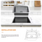 Glacier Bay 25 in. Drop-In Single Bowl 20 Gauge Stainless Steel Kitchen Sink with Pull-Out Faucet