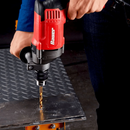 NEW BAUER  7.5 Amp 1/2 Inch Variable-Speed Electric Hammer Drill with 2800 RPM, Red