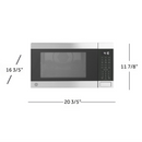 GE® 1.0 Cu. Ft. Capacity Countertop Convection Microwave Oven with Air Fry