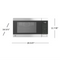 GE® 1.0 Cu. Ft. Capacity Countertop Convection Microwave Oven with Air Fry