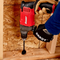 NEW BAUER  7.5 Amp 1/2 Inch Variable-Speed Electric Hammer Drill with 2800 RPM, Red