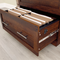 Realspace 29-7/16"W x 18-1/2"D Lateral 2-Drawer File Cabinet, Mulled Cherry