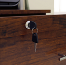 Realspace 29-7/16"W x 18-1/2"D Lateral 2-Drawer File Cabinet, Mulled Cherry