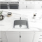 Glacier Bay 25 in. Drop-In Single Bowl 20 Gauge Stainless Steel Kitchen Sink with Pull-Out Faucet