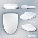 S7A Washlet Elongated Electric Heated Bidet Seat with Contemporary Lid in Cotton White