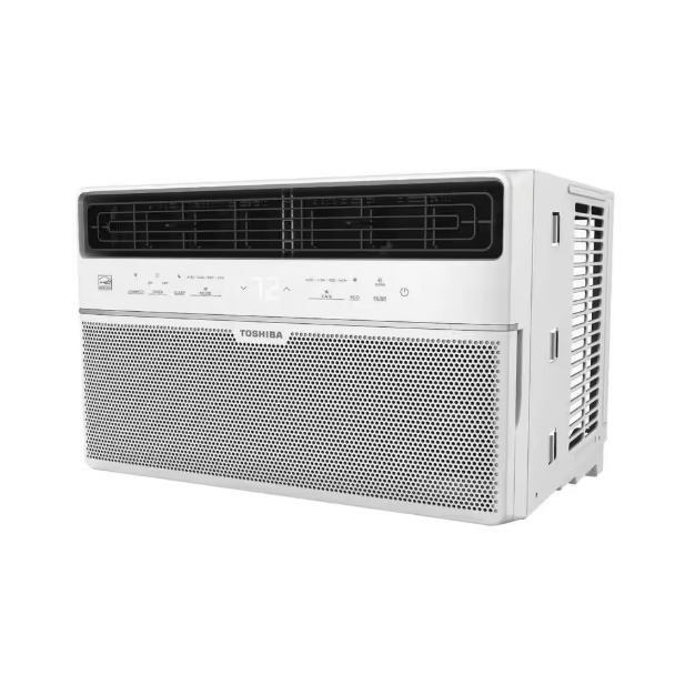 Toshiba 8,000 BTU 115-Volt Smart Wi-Fi Touch Control Window Air Conditioner with Remote for upto 350 sq. Ft.