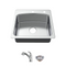 Glacier Bay 25 in. Drop-In Single Bowl 20 Gauge Stainless Steel Kitchen Sink with Pull-Out Faucet