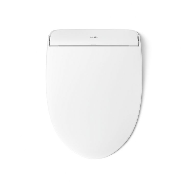 KOHLER PureWash E815 Elongated Heated Bidet Toilet Seat with Remote, Warm Water, Air Dryer, Deodorizer & Self-Cleaning Nozzle - White
