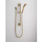 H2Okinetic Gold 1-Spray Patterns 1.75 GPM 2.3 in. Wall Mount Handheld Shower Head with Slide Bar in Champagne Bronze