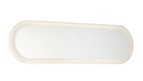 Backlit Wall Mirror Minka Lavery Castilion White 24"" x 6 3/4"" LED Backlit Wall Mirror.