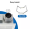 WhisperWarm DC 50-80-110 CFM Ceiling Bathroom Exhaust Fan with Heater