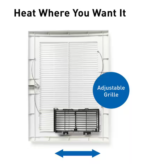 WhisperWarm DC 50-80-110 CFM Ceiling Bathroom Exhaust Fan with Heater
