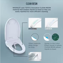 TOTO® WASHLET® C5 Electronic Bidet Toilet Seat with PREMIST and EWATER+ Wand Cleaning, Elongated, Cotton White - SW3084