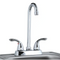 Elkay 15in. Drop-in 1 Bowl 20 Gauge Durable Satin Stainless Steel Sink With Faucet