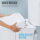 TOTO® WASHLET® C5 Electronic Bidet Toilet Seat with PREMIST and EWATER+ Wand Cleaning, Elongated, Cotton White - SW3084