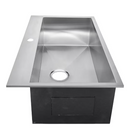 Golden Vantage Handmade Drop-in Stainless Steel 30 in. x 18 in. x 9 in. 1-Hole Single Bowl Kitchen Sink in Brushed Finish