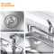 Glacier Bay 33 in. Drop-In 50/50 Double Bowl 20 Gauge Stainless Steel Kitchen Sink with Faucet and Sprayer