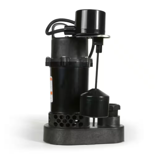 Everbilt 1/2 HP Aluminum Submersible Sump Pump Vertical Switch