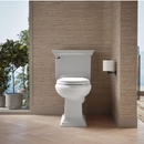 KOHLER Cachet Round Antimicrobial, Soft Close Toilet Seat in White