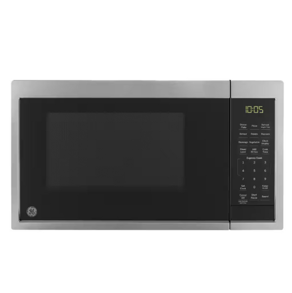 GE 0.9 cu. ft. 900-Watt Countertop Microwave in Stainless Steel
