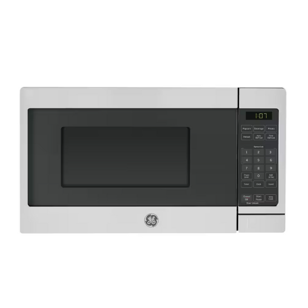GE 0.7 cu. ft. 700-Watt Spacemaker Countertop Microwave in Stainless Steel