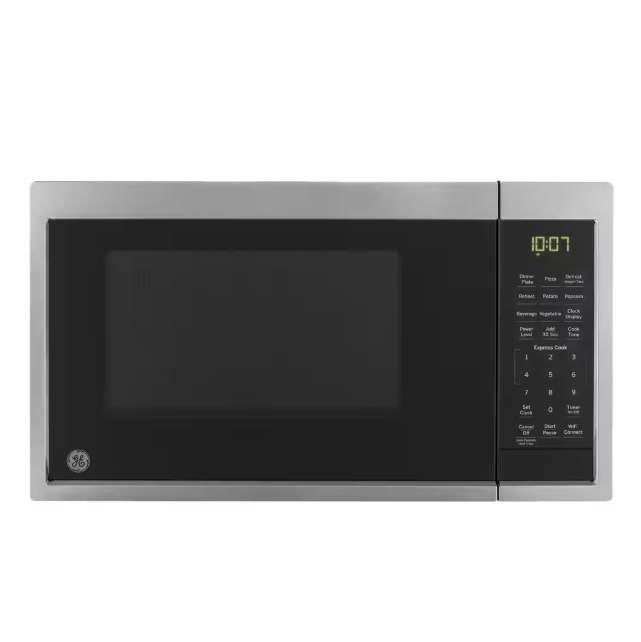GE 0.9 cu. ft. Smart Countertop Microwave in Stainless Steel with Scan to Cook Technology