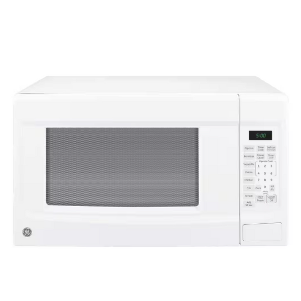 GE 1.4 cu. ft. 1100-Watt Countertop Microwave in White