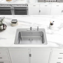 Glacier Bay33 in. Drop-In Single Bowl 20 Gauge Stainless Steel Kitchen Sink.