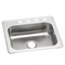 Glacier Bay 25 in. Drop in Single Bowl 22 Gauge Stainless Steel Kitchen Sink